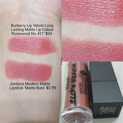 burberry rosewood lipstick dupe|best lipstick dupe.